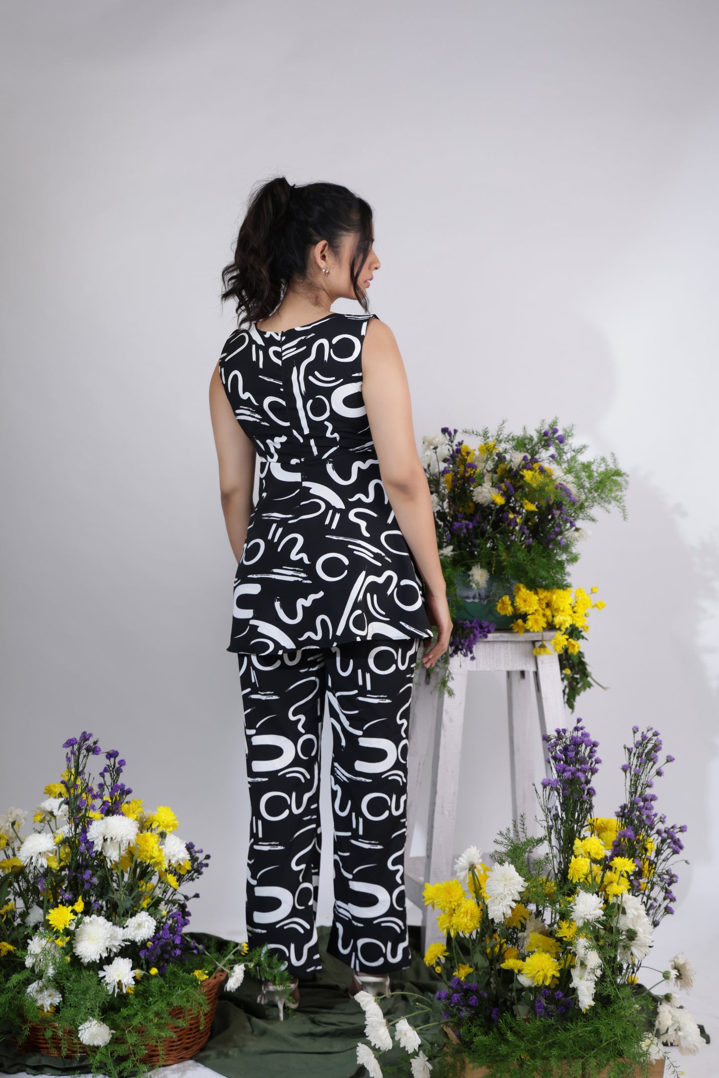 Monochrome Artistry Co-Ord Set