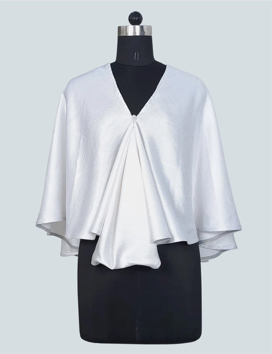 Trendy Flared Sleeves Wrap Top